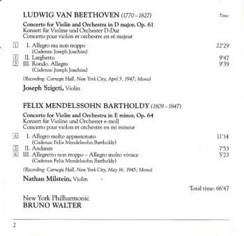 CD Ludwig van Beethoven: Violin Concertos