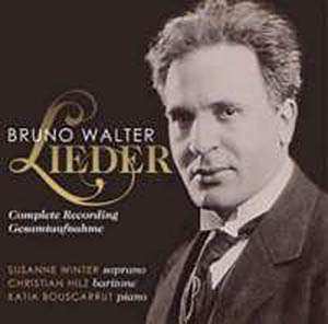 CD Bruno Walter: Sämtliche Lieder