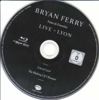 Blu-ray Bryan Ferry: Live In Lyon (Nuits De Fourvière)