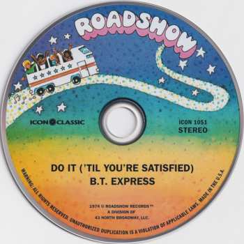 CD B.T. Express: Do It ('Til You're Satisfied)