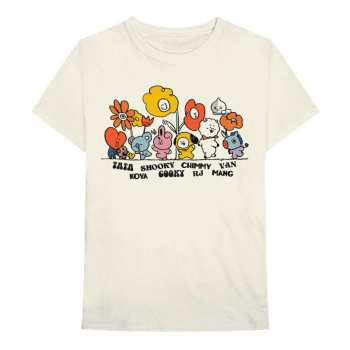 Merce Bt21: Tričko Hippie Flowers  S
