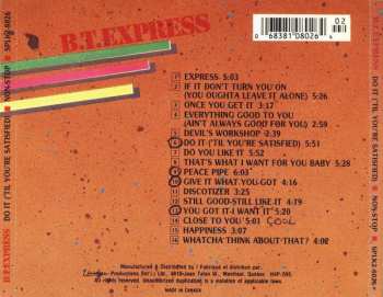 CD B.T. Express: Do It ('Til You're Satisfied) * Non-Stop