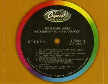 CD Buck Owens And His Buckaroos: I Wouldn't Live In New York City