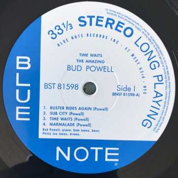LP Bud Powell: Time Waits (The Amazing Bud Powell)