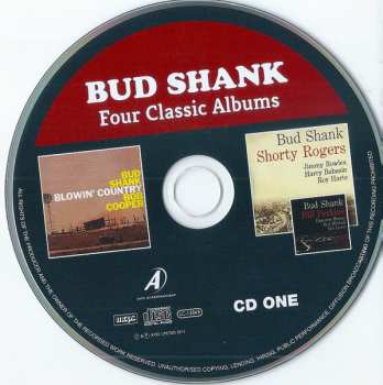 2CD Bud Shank: Four Classic Albums