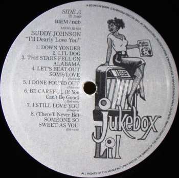 LP Buddy Johnson And His Orchestra: I'll Dearly Love You
