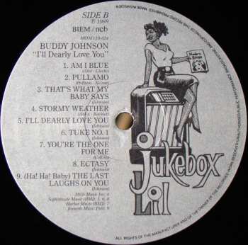 LP Buddy Johnson And His Orchestra: I'll Dearly Love You