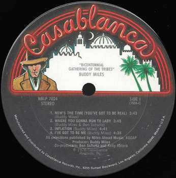 LP Buddy Miles: Bicentennial Gathering Of The Tribes