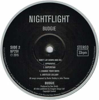 LP Budgie: Nightflight