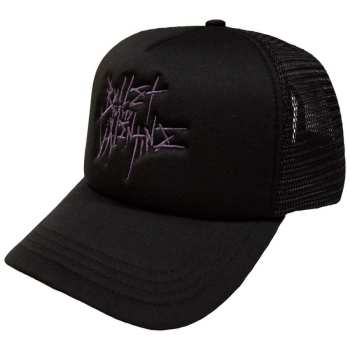 Merce Bullet For My Valentine: Bullet For My Valentine Unisex Mesh Back Cap: Purple Logo
