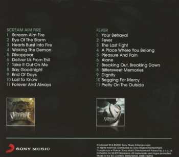 2CD/Set di cofanetti Bullet For My Valentine: Scream Aim Fire / Fever
