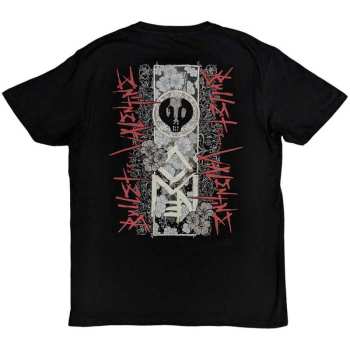 Merce Bullet For My Valentine: Bullet For My Valentine Unisex T-shirt: Floral Omen (back Print) (small) S