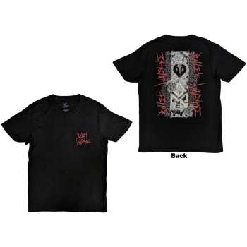 Merce Bullet For My Valentine: Bullet For My Valentine Unisex T-shirt: Floral Omen (back Print) (small) S