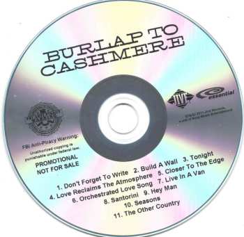 CD Burlap To Cashmere: Burlap To Cashmere