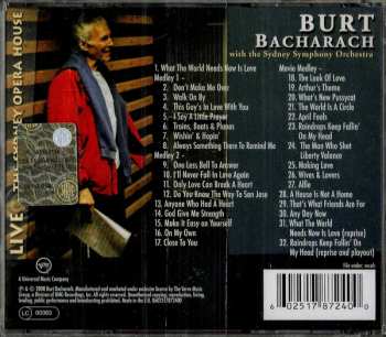 CD Burt Bacharach: Live At The Sydney Opera House