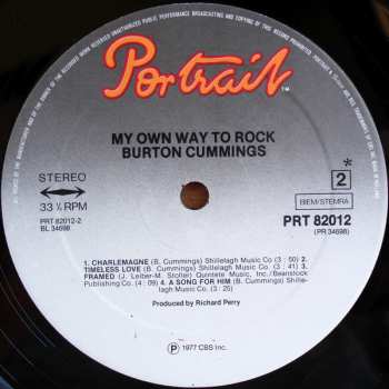LP Burton Cummings: My Own Way To Rock