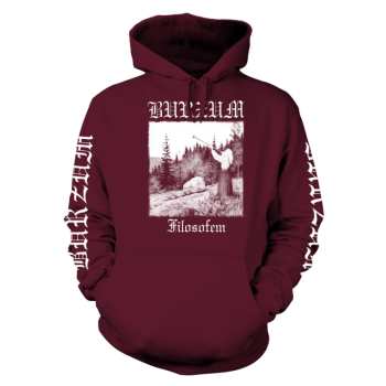 Merch Burzum: Felpa con cappuccio Filosofem 2 (maroon)