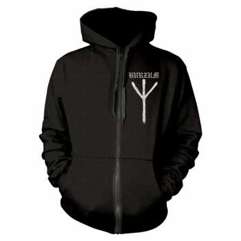 Merch Burzum: Felpa con cerniera Rune