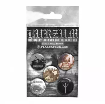 Album Burzum: Set Spillette Burzum Button Badge Set 1
