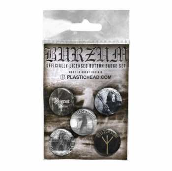 Merch Burzum: Set Spillette Burzum Button Badge Set 2