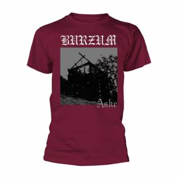 Merch Burzum: Maglietta Aske (maroon)