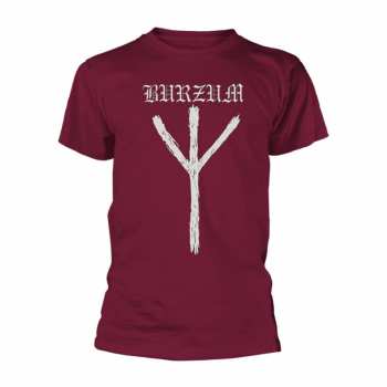 Merch Burzum: Maglietta Rune (maroon)