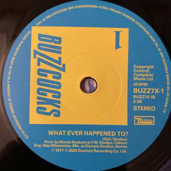 12SP/Set di cofanetti Buzzcocks: Complete UA Singles 1977-1980 LTD