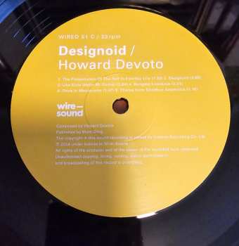 2LP Howard Devoto: Special Sauce / Designoid