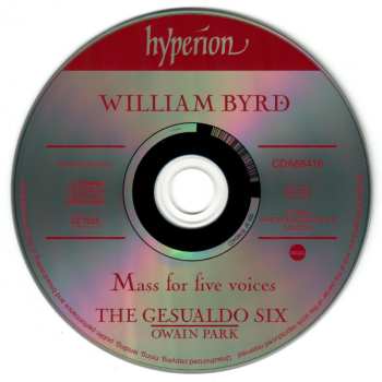 CD William Byrd: Mass For Five Voices