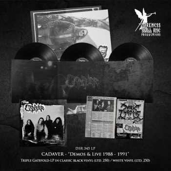 3LP Cadaver: Demos & Live 1988-1991 (black Vinyl 3lp)