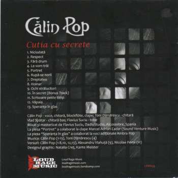CD Călin Pop: Cutia Cu Secrete