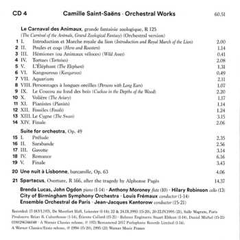 34CD/Set di cofanetti Camille Saint-Saëns: Camille Saint-Saëns Edition