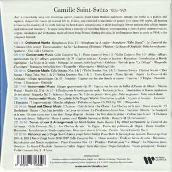 34CD/Set di cofanetti Camille Saint-Saëns: Camille Saint-Saëns Edition