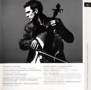 CD Camille Saint-Saëns: Complete Works For Cello And Orchestra