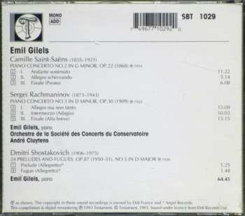 CD Orchestre De La Société Des Concerts Du Conservatoire: Saint-Saëns • Rachmaninov • Shostakovich