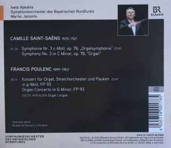 CD Symphonie-Orchester Des Bayerischen Rundfunks: Symphonie Nr. 3 "Orgelsymphonie" / Orgelkonzert