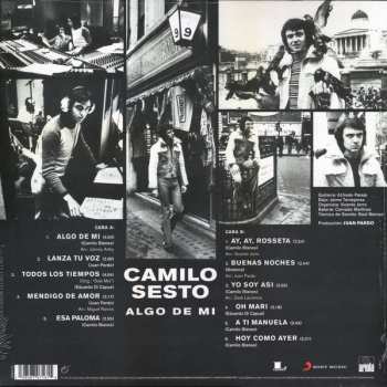 LP Camilo Sesto: Algo De Mi CLR