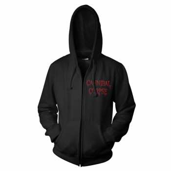 Merch Cannibal Corpse: Felpa con cerniera Red Before Black