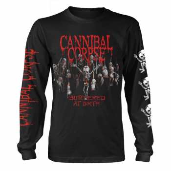 Merch Cannibal Corpse: Maglietta a maniche lunghe Butchered At Birth Baby