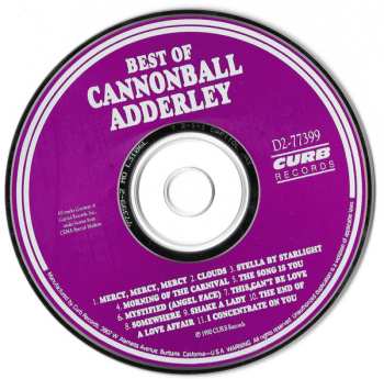 CD Cannonball Adderley: Best Of Cannonball Adderley