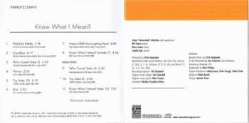 CD Bill Evans: Know What I Mean?