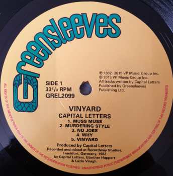 LP Capital Letters: Vinyard
