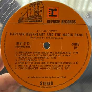 2LP Captain Beefheart: Clear Spot LTD | CLR