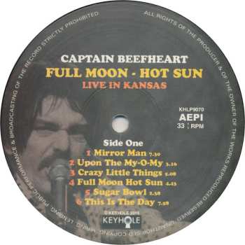 LP Captain Beefheart: Full Moon - Hot Sun