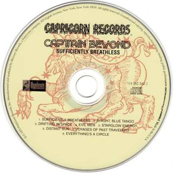 CD Captain Beyond: Sufficiently Breathless