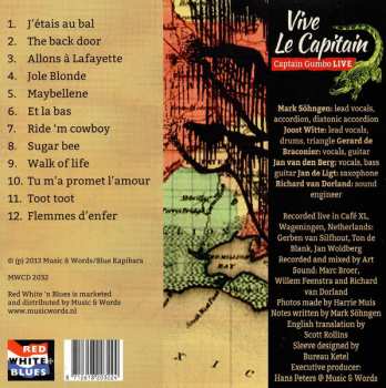 CD Captain Gumbo: Live, Vive Le Captain