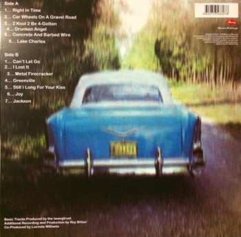 LP Lucinda Williams: Car Wheels On A Gravel Road