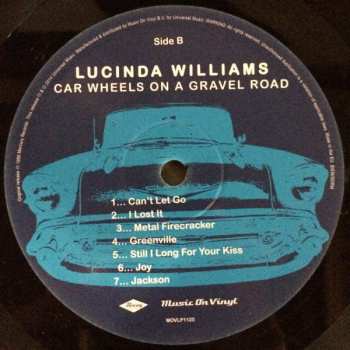 LP Lucinda Williams: Car Wheels On A Gravel Road