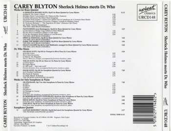 CD Carey Blyton: Sherlock Holmes Meets Dr Who