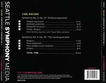 CD Seattle Symphony Orchestra: Symphony No. 3; Symphony No. 4
